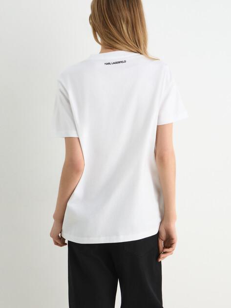 KARL LAGERFELD Portrait T-shirt (cotton)