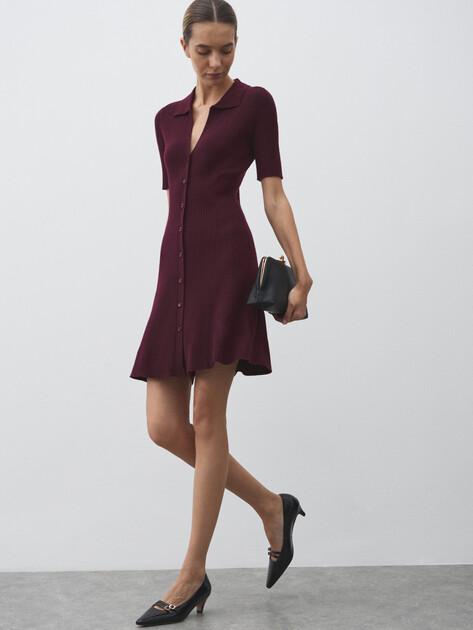 MAISON DAVID Shirt dress (natural wool)