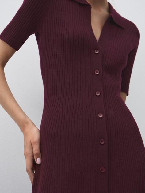 MAISON DAVID Shirt dress (natural wool)