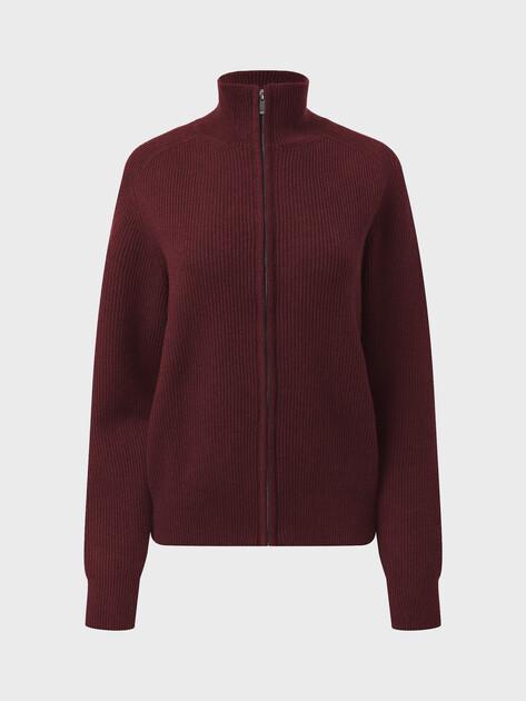 MAISON DAVID Cardigan (natural wool/cotton)